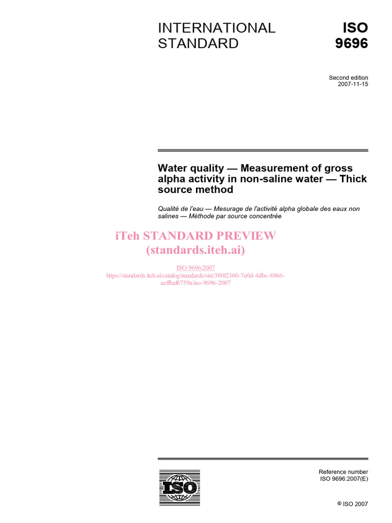 Iso 9696 2007 | PDF