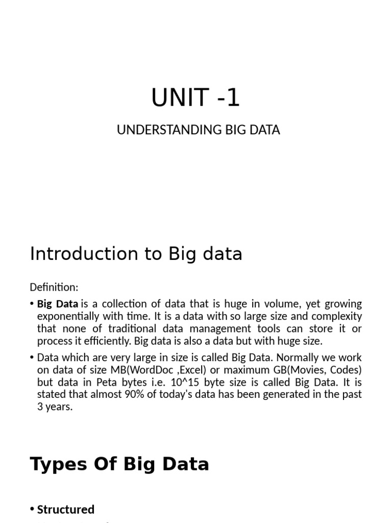 Unit 1 | PDF