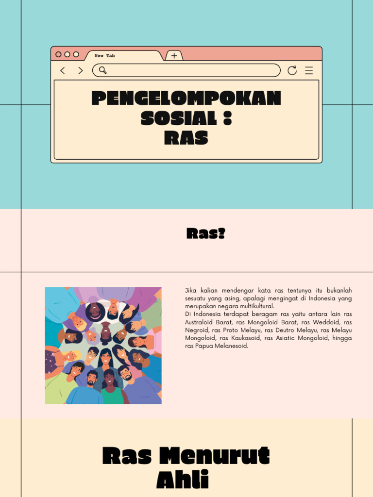 Pengelompokan Ras dan Stratifikasi Sosial | PDF
