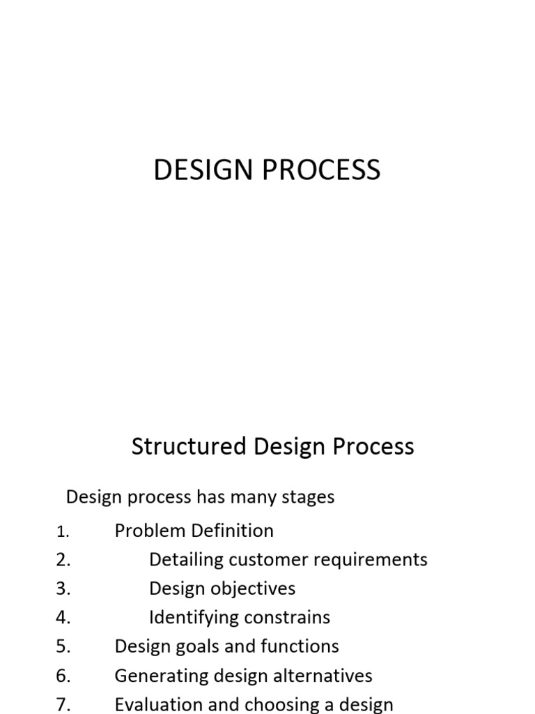 Design Process | PDF