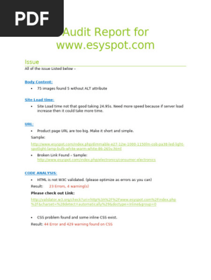 Esyspot-SEO-Audit-Report