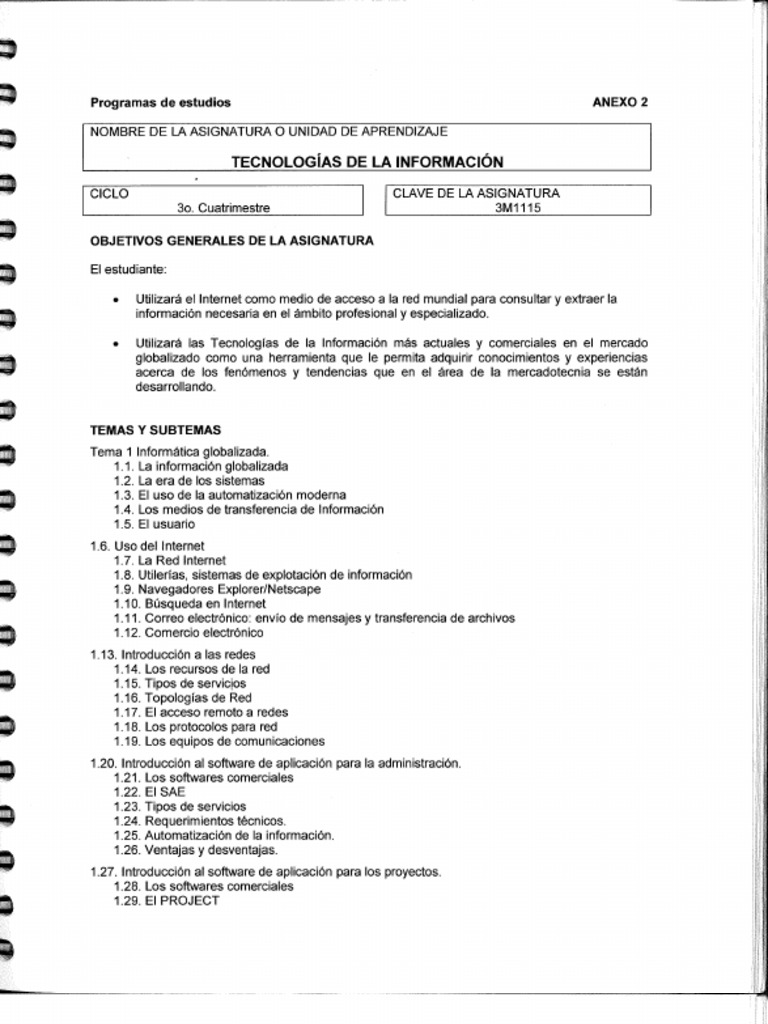 Tecnologías de La Información | PDF