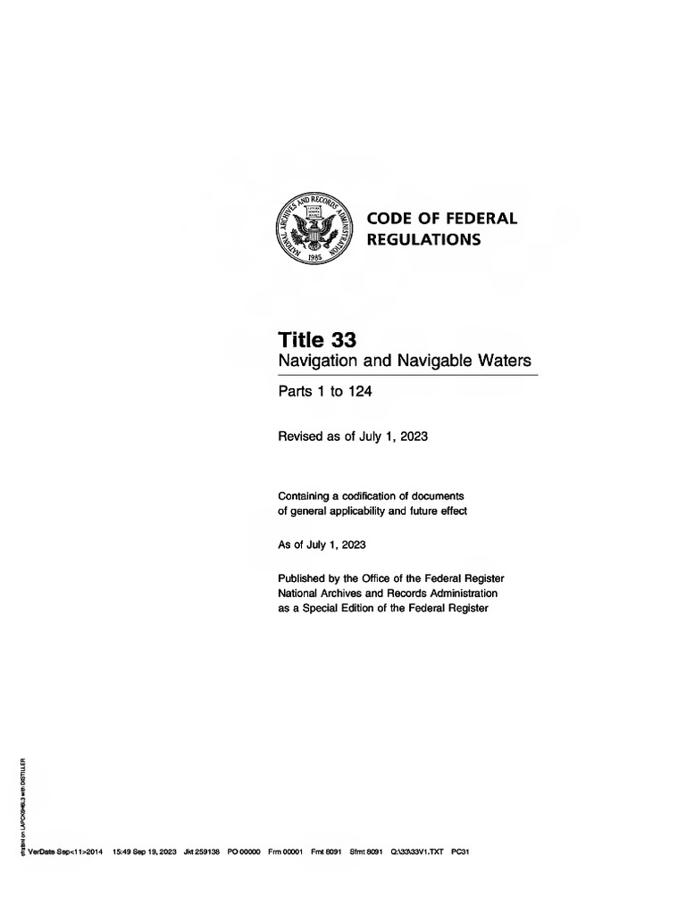 CFR 33.o | PDF