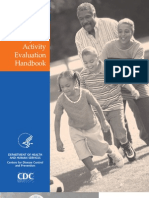 Physical Activity Evaluation Handbook: Department of Health and Human Services Centers For Disease Control and Prevention