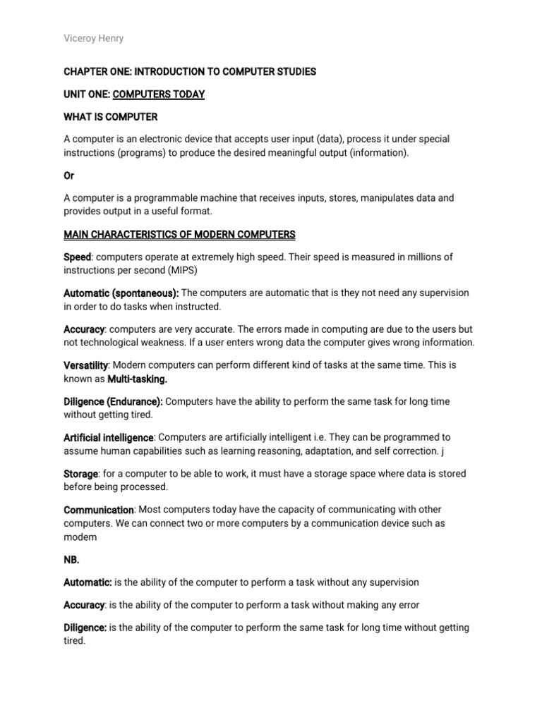 COMPUTER by Martin Mulondo-1 | PDF