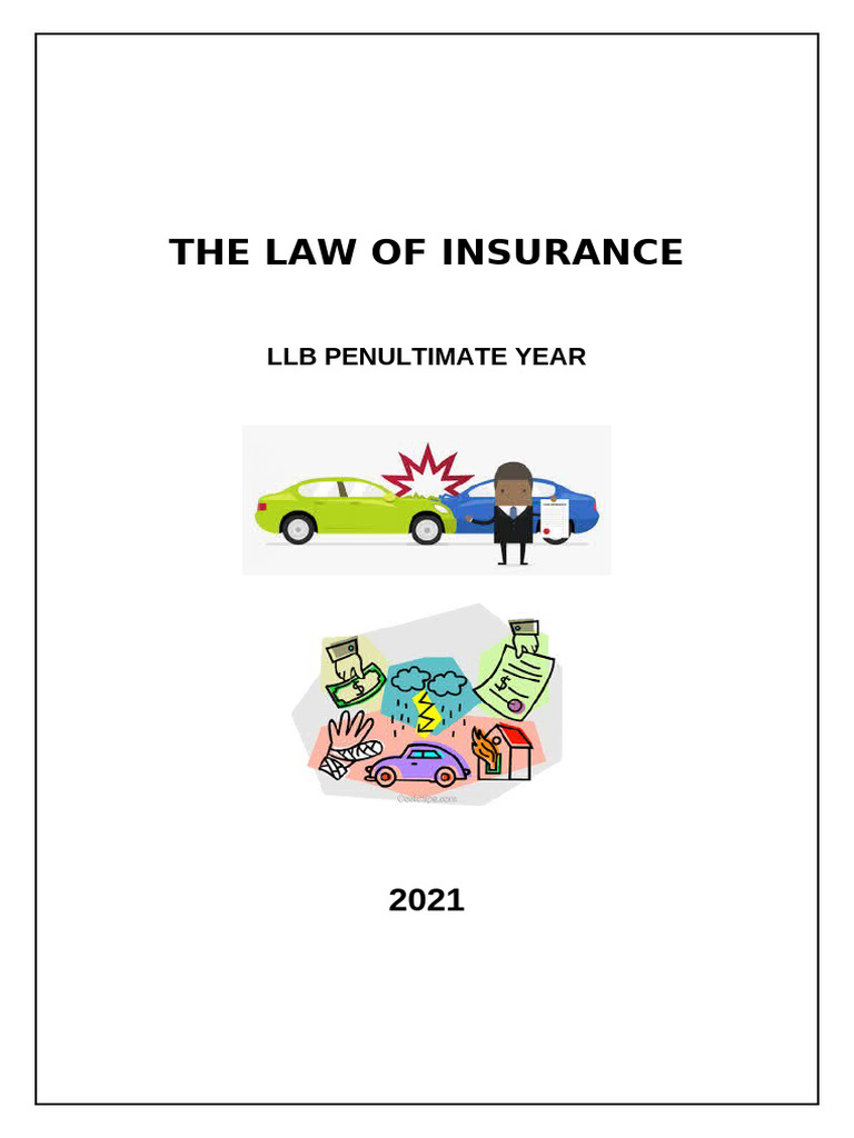 Insurance Handout 2021 (Autosaved) - 1 | PDF | Insurance | Indemnity