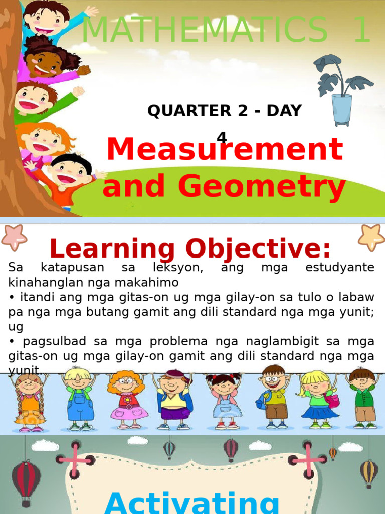 Non-Standard Measurement in Geometry | PDF | Mathematics | Career & Growth