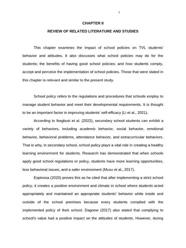 PR 1 Chapter Ii | PDF
