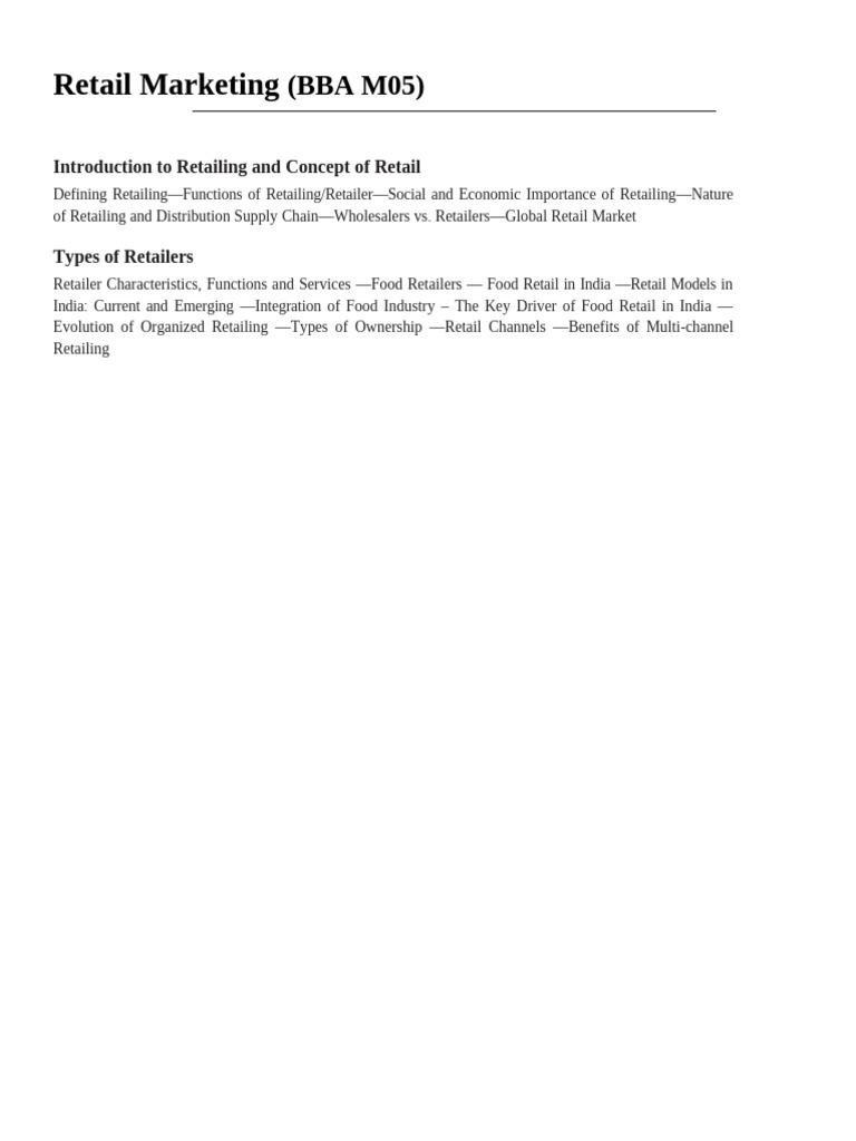 Notes For Unit 1 | PDF