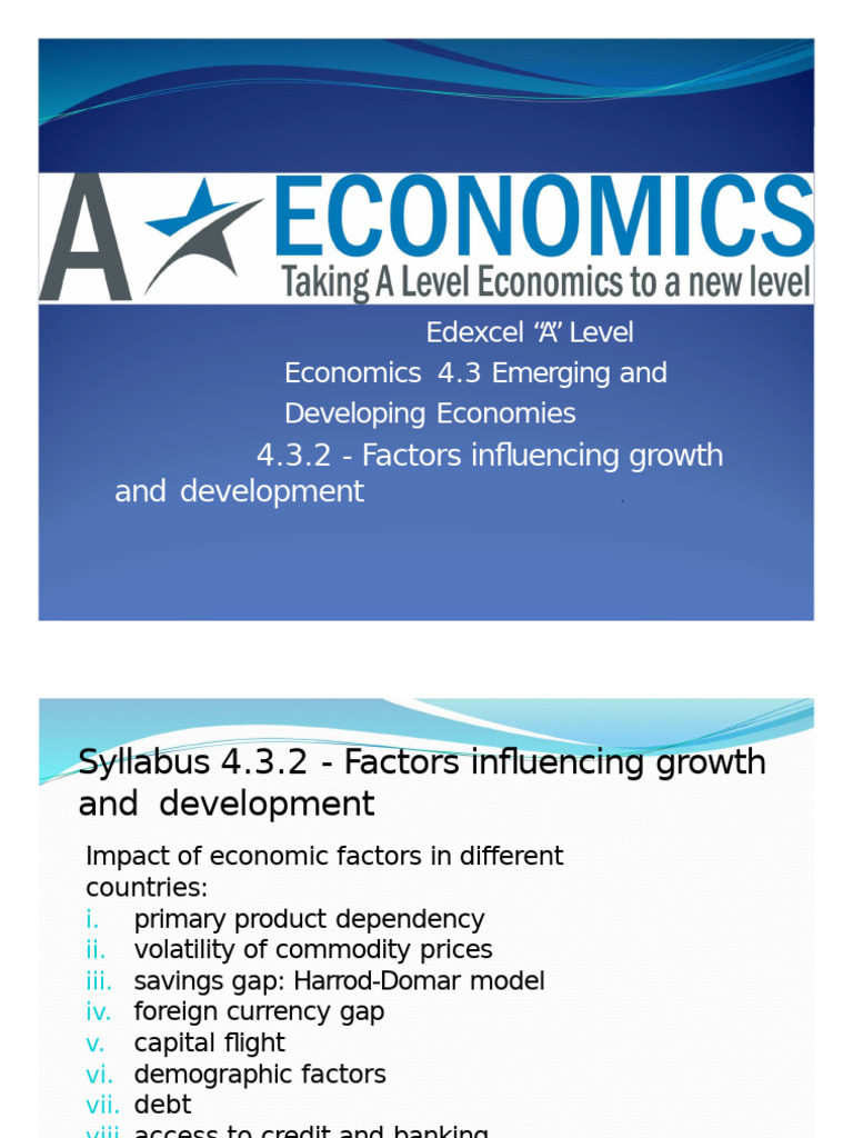 Edexcel 4 3 2 Factors Affecting Growth And Development Pdf