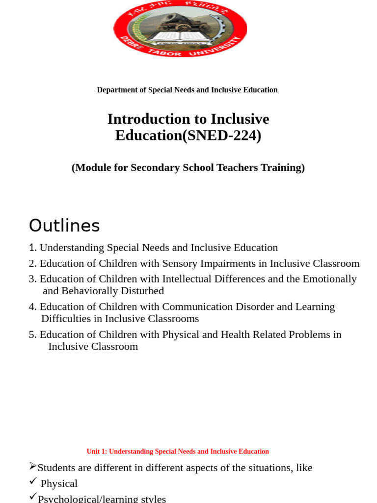 Understanding Inclusive Education | PDF | Inclusion (Education ...