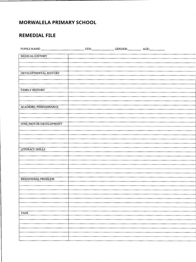 Remedial Activities Edited | PDF