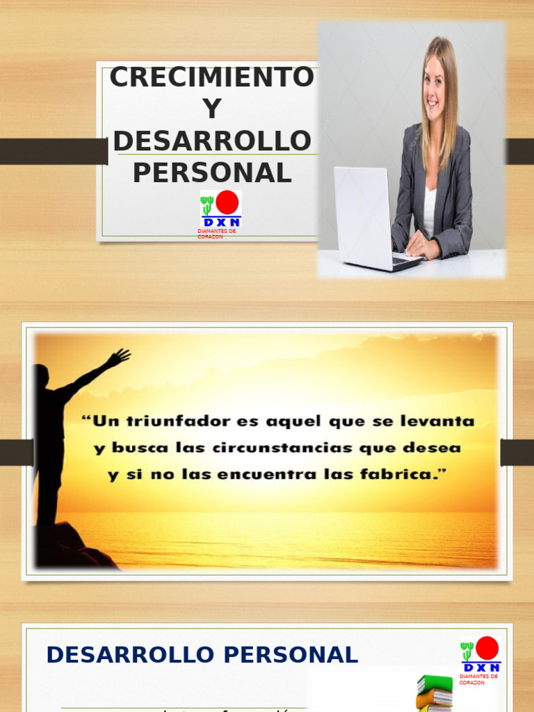 Crecimiento y Desarrollo Personal DXN | PDF | Carreira e Crescimento ...