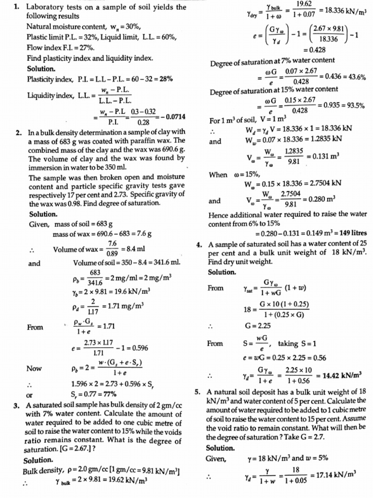 Soil Practice Questions (The Catalyst) | PDF