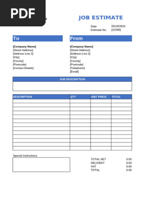 job-estimate