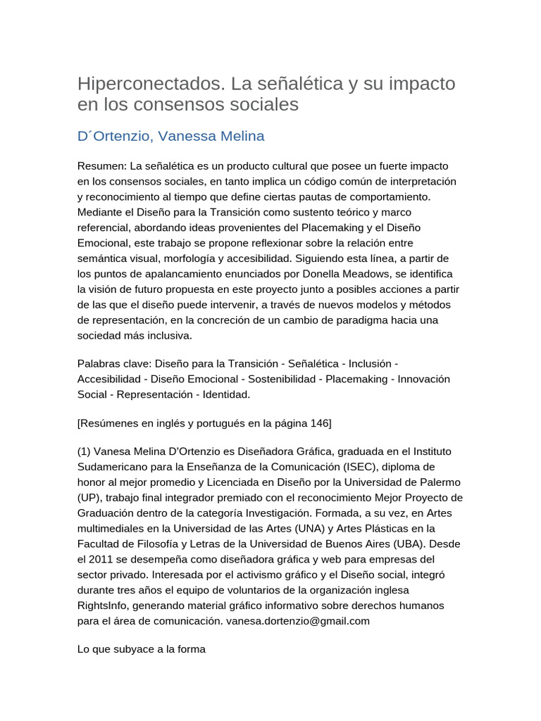 La Señalética y Su Impacto en Los Consensos Sociales - Hiperconectados ...