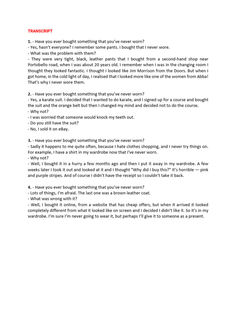 Transcript | PDF
