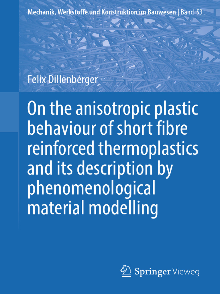Injection Moulded Short Fibre Reinforced Thermoplastics | PDF