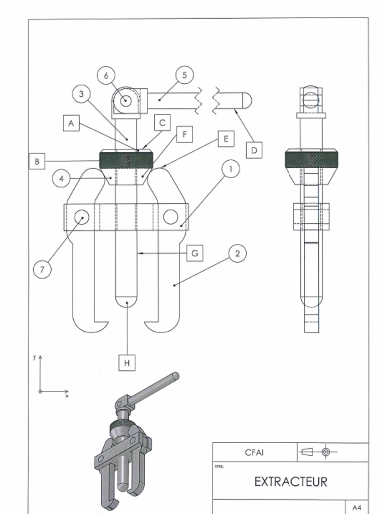 Dessin Extracteur | PDF
