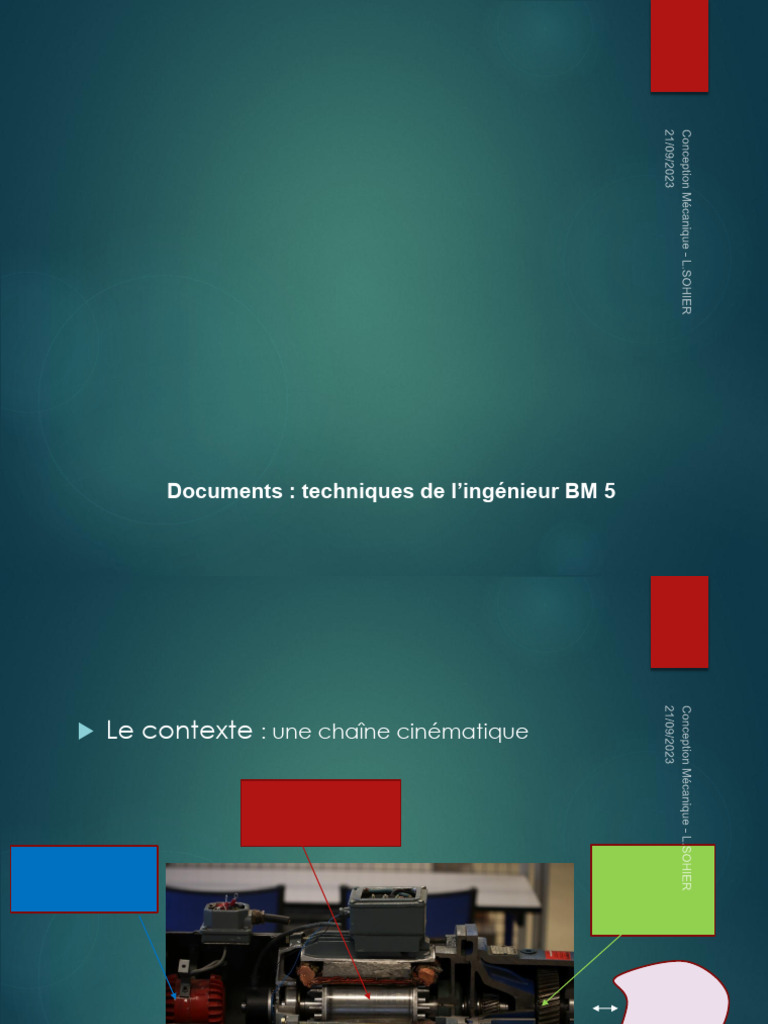 Adéquation Moteur - Systèmes Mécaniques | PDF