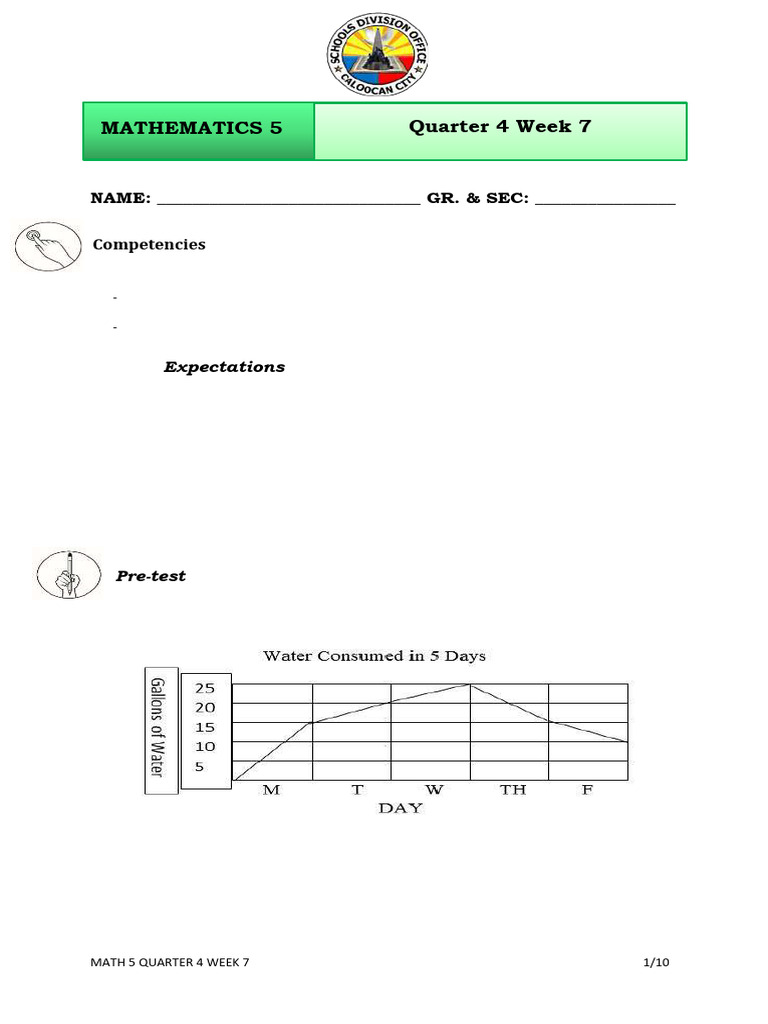 Math 5 Q4 Week 7 | PDF