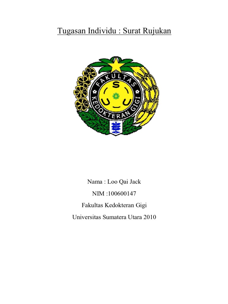 Surat Rujukan | PDF | Sains & Matematika | Pengembangan Diri