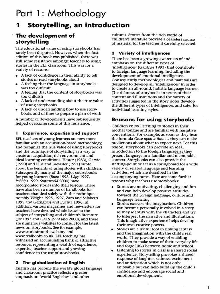 Storytelling Storybooks | PDF