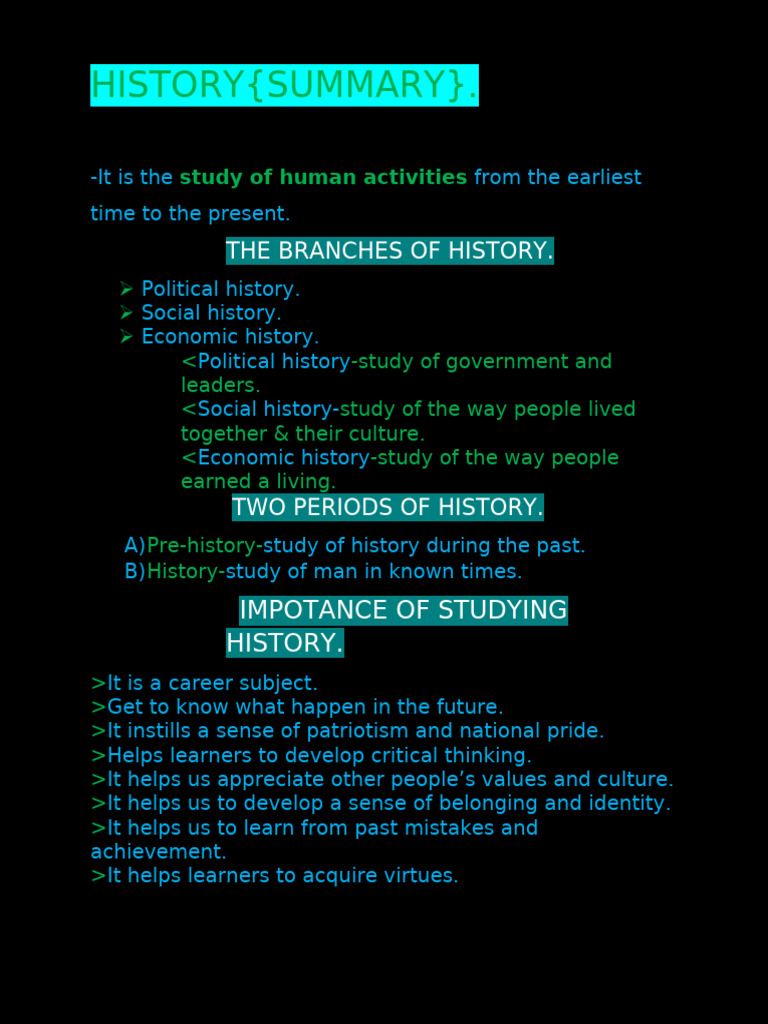 HISTORY | PDF