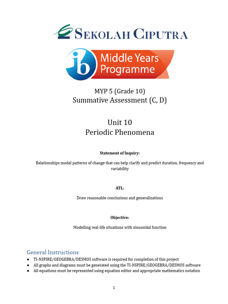 10D - Unit 10 Summative C D | PDF