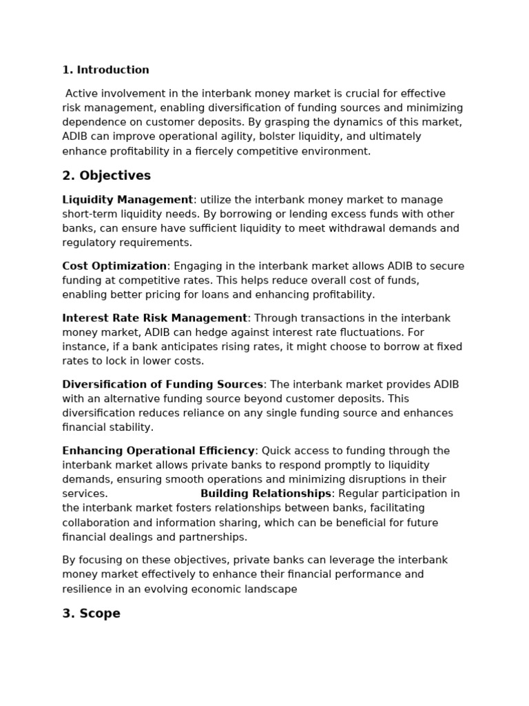 Interbank Money Market Operations Guide | PDF | Repurchase Agreement ...