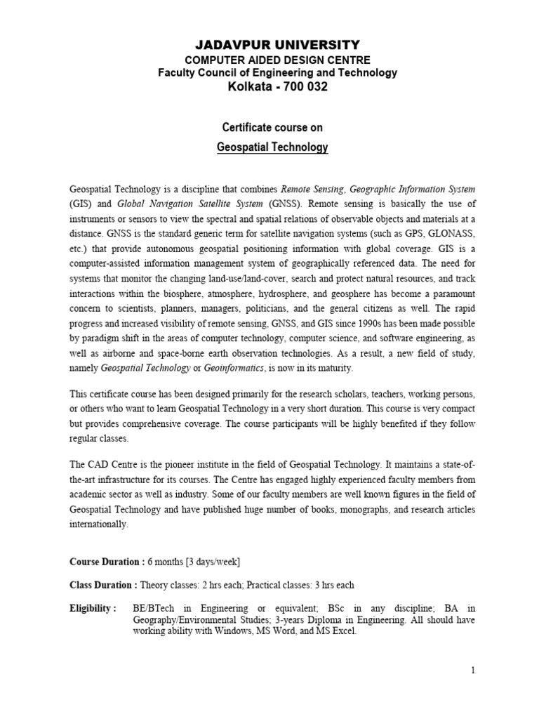 Geospatial Technology Pdf