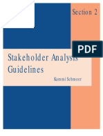 Stakeholders Analysis Guidelines