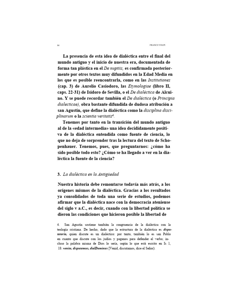 La Dialectica En La Antiguedad Pdf