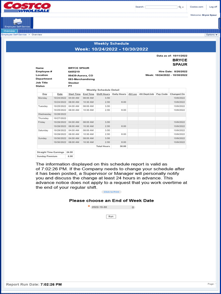 Overview - Costco Portal | PDF