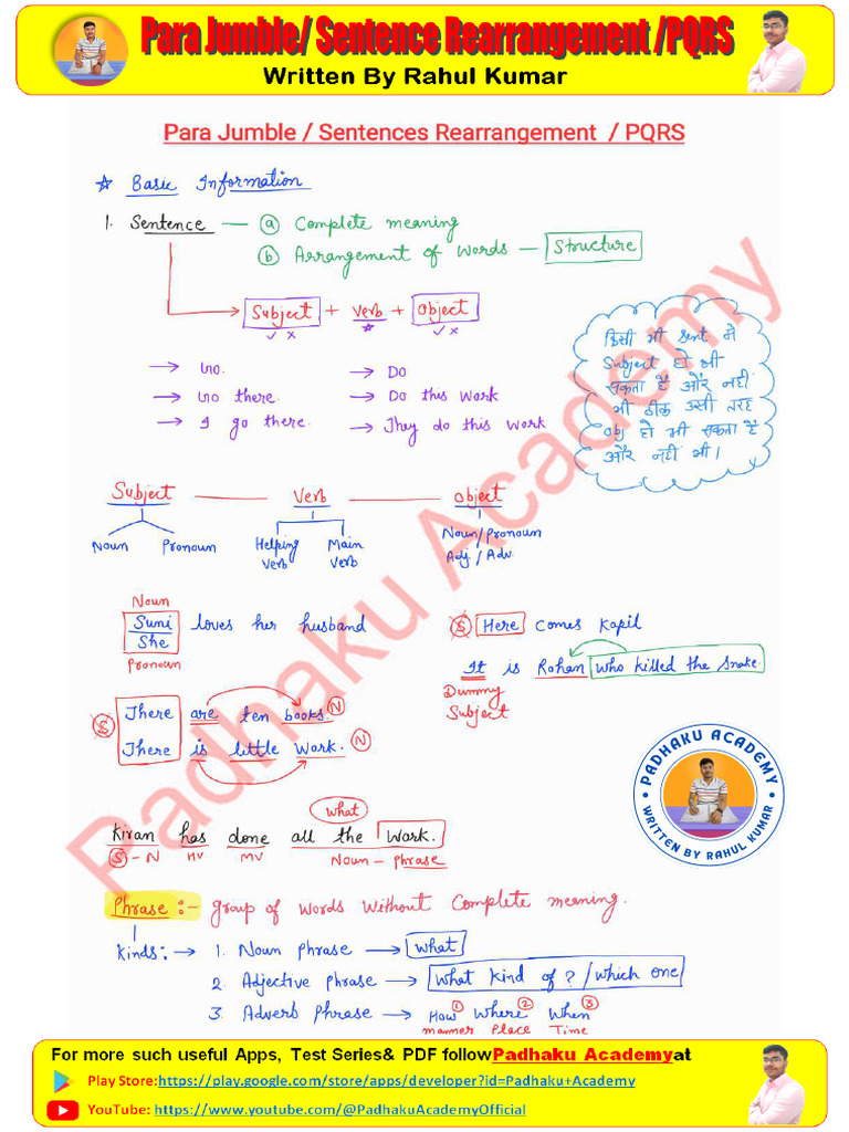 Para Jumble | PDF