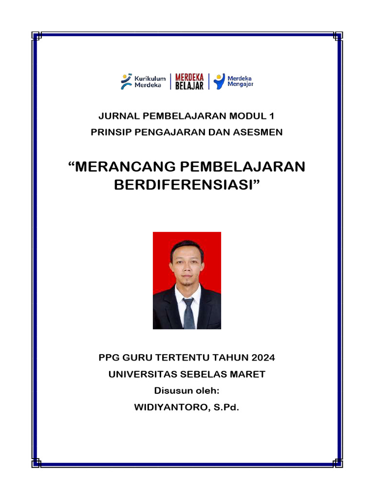 Jurnal Pembelajaran Modul 1 | PDF