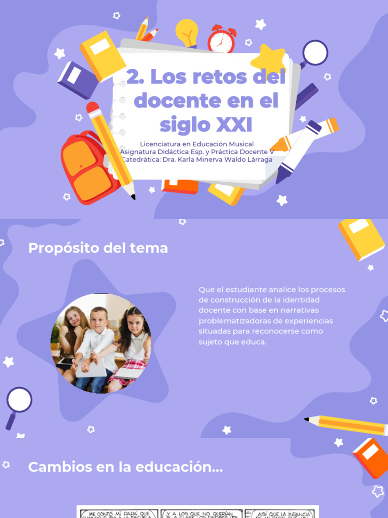 Los Retos Del Docente en El Siglo XXI | PDF