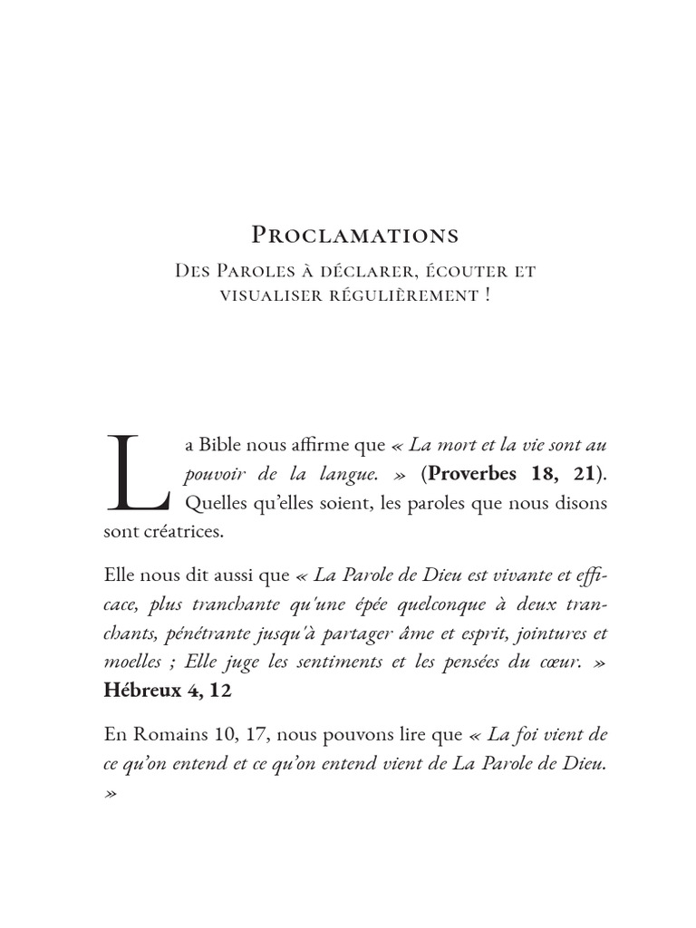 15 - Proclamations | PDF