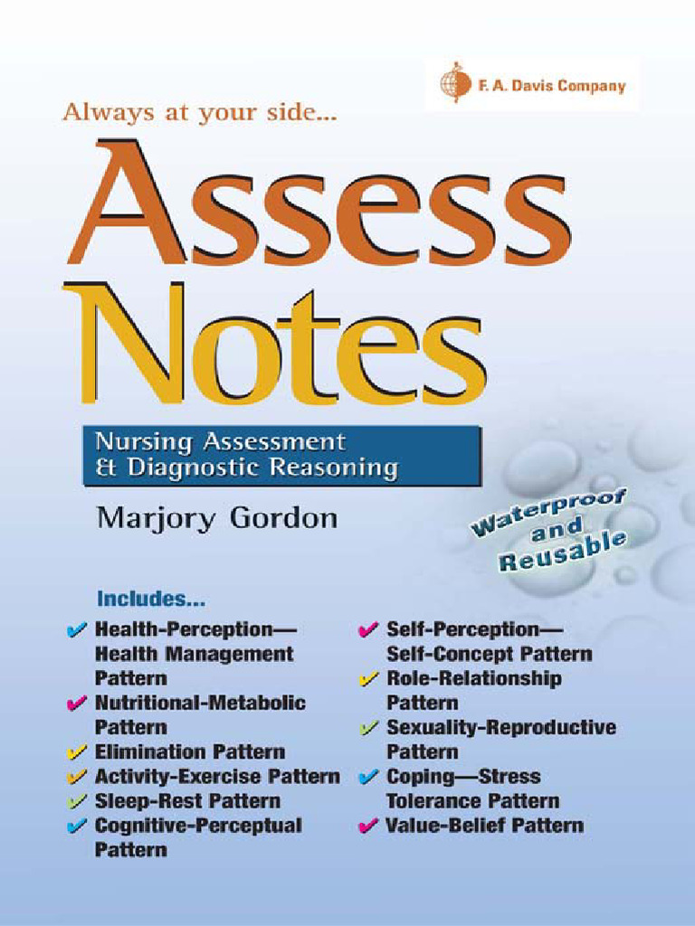 Assess Notes - Nursing Assessment & Diagnostic Reasoning | PDF