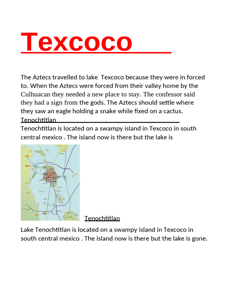 Texcoco | PDF
