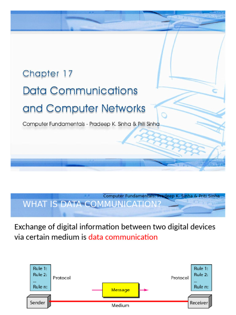 Data Communication and Network | PDF