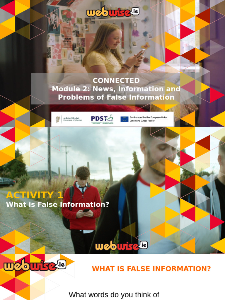 Connected - Module 2 - News Information Problems of False Information | PDF