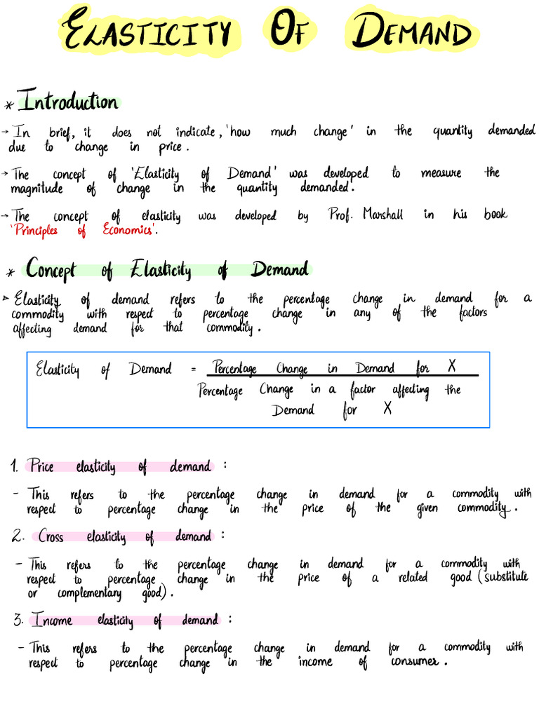 Chapter 4 - Elasticity of Demand Ak | PDF