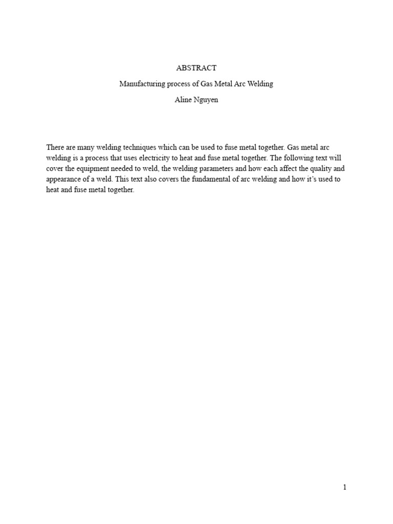 Gas Metal Arc Welding Guide | PDF | Welding | Technology & Engineering