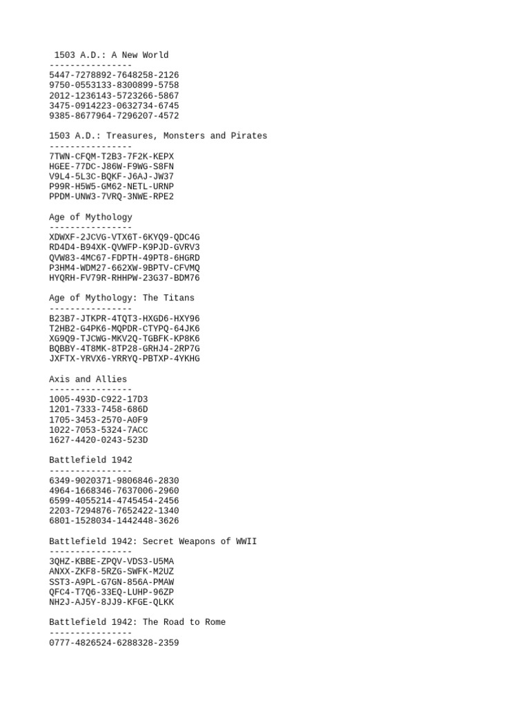 Keys | PDF