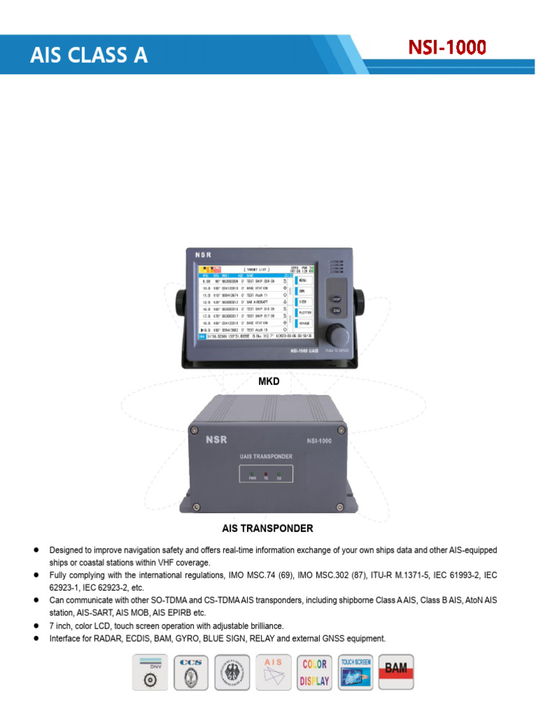 Ais Class A | PDF