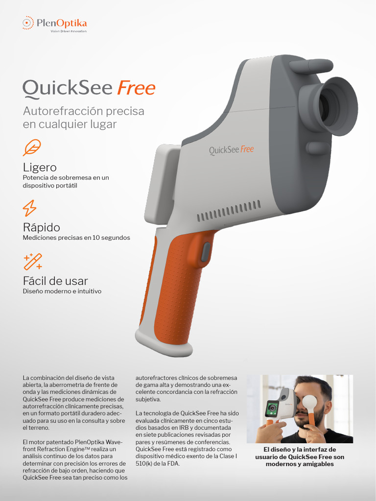 QuickSee Free Specs 240206 ES | PDF