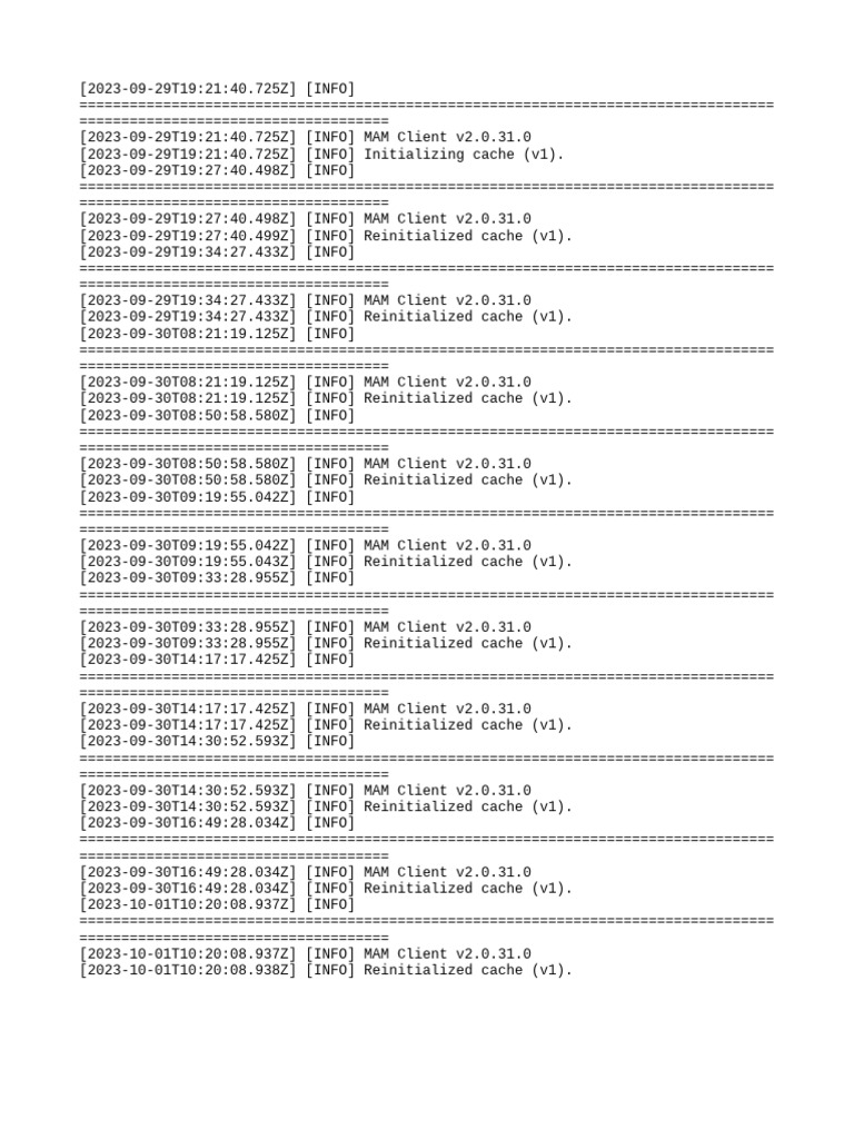 Mam Log | PDF