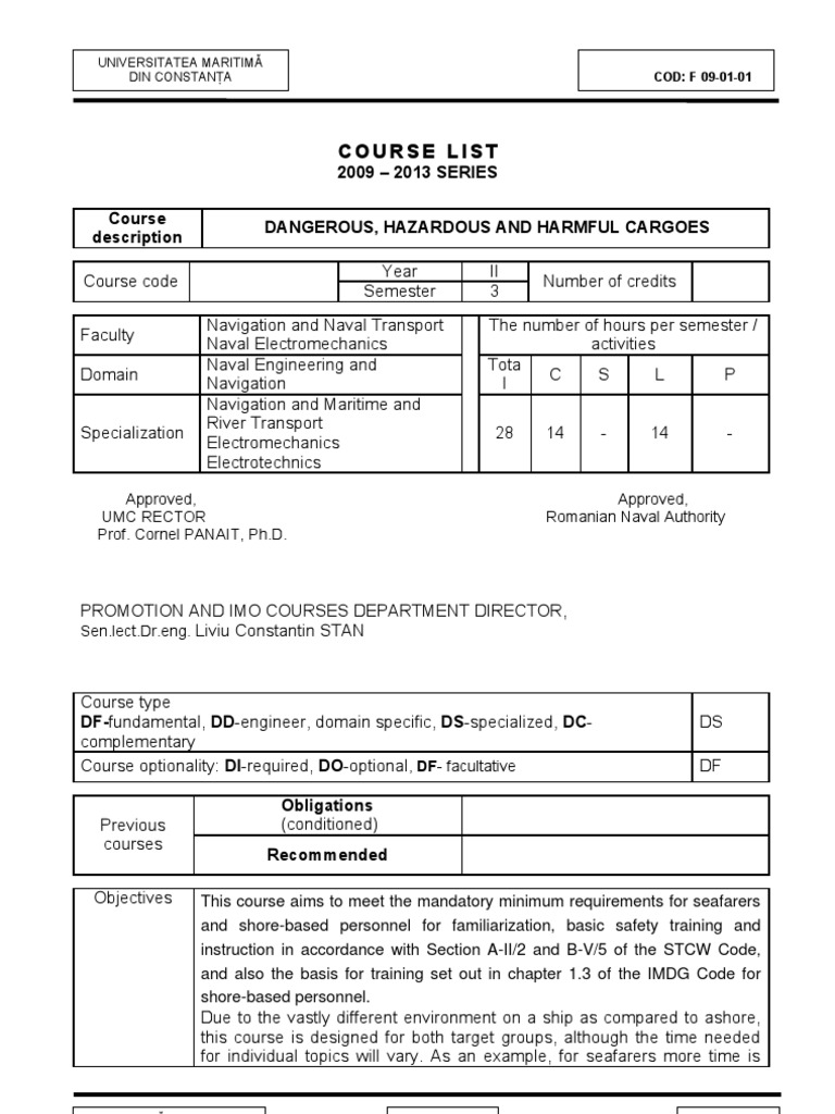 Dangerous, Hazardous and Harmful Cargoes Dangerous Goods Logistics
