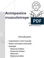 Antispastice Musculotrope